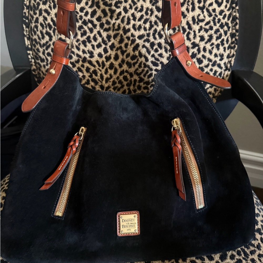 Dooney & Bourke Suede Cooper Hobo